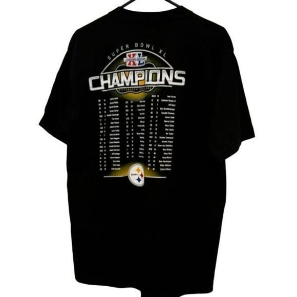 Pittsburgh Steelers Super Bowl XL Size Medium T-Shirt - Picture 4 of 5